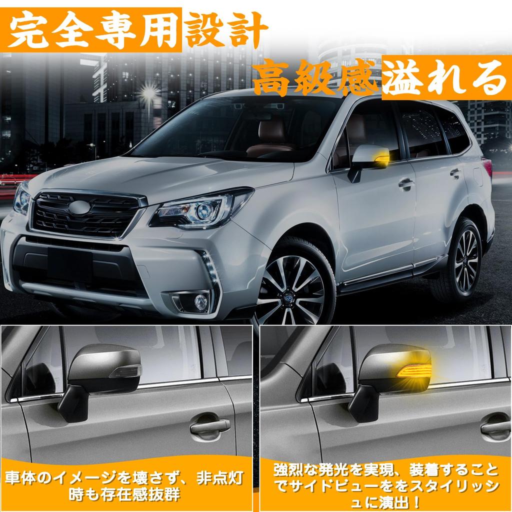 GemPro Legacy Outback Side Mirror Sequential and for Forester SH Series Legacy LED Vehicle Inspection Compliant Lights, Flashing, Outback, Flowing,