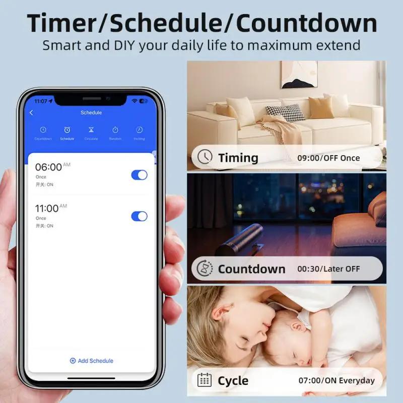 Tuya WiFi Smart Switch Module 1/2/3/4 Gang Dual Way Control Via Smart Life APP Alexa Home Yandex Alice Voice Control