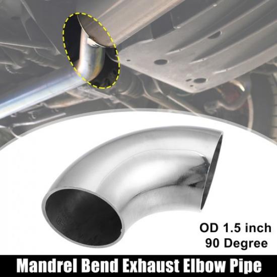 1pc OD 15  90 Degree Mandrel Bend Elbow Stainless Steel Bend Exhaust Tube
