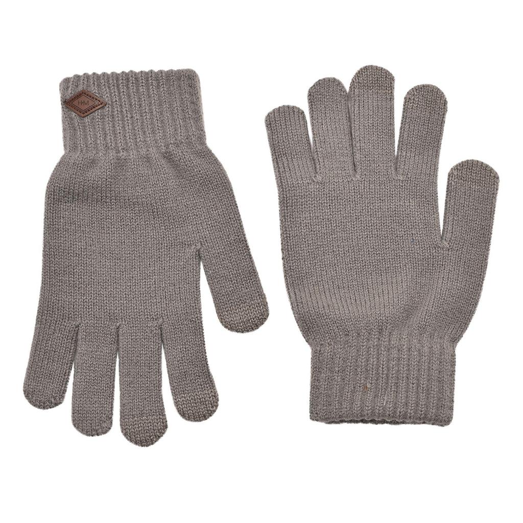 Harvey Makin Layers Hat and Gloves Gift Set - Grey