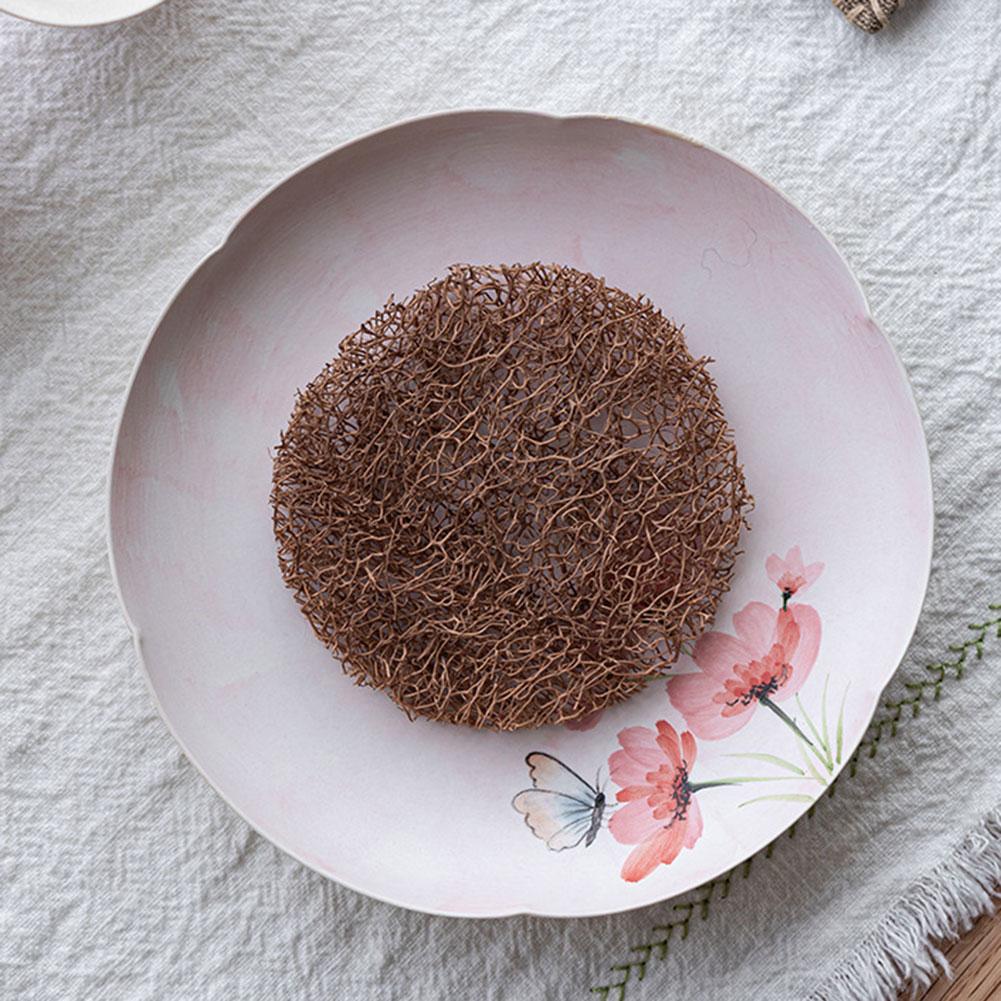 Round Ceramic Tea Tray Vintage Style Ceramic Teapot Stand Tea Plate for Home Party China Mainland