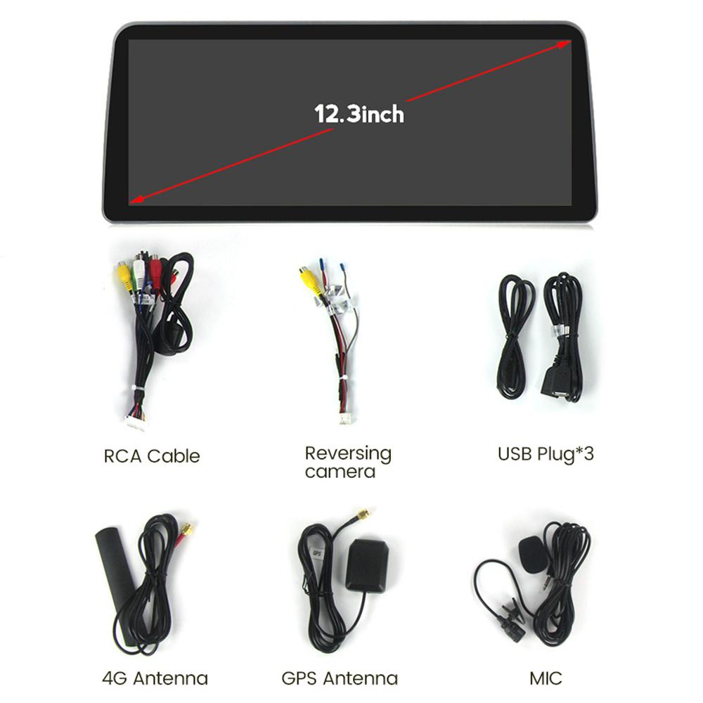 12.3" Android 10 Car Stereo Radio GPS NAVI Build-in Carplay DSP For Mazda 3 Axela 2015-2019