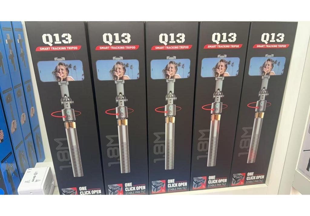 Q13 Smart AI Gimbal: Dual-Light-Gesichtserkennung & Auto-Tracking Live-Streaming-Stabilisator