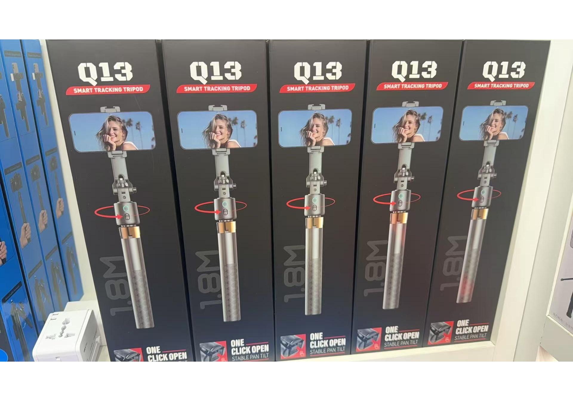 Q13 Smart AI Gimbal: Dual Light Face Recognition & Auto-Tracking Live Streaming Stabilizer