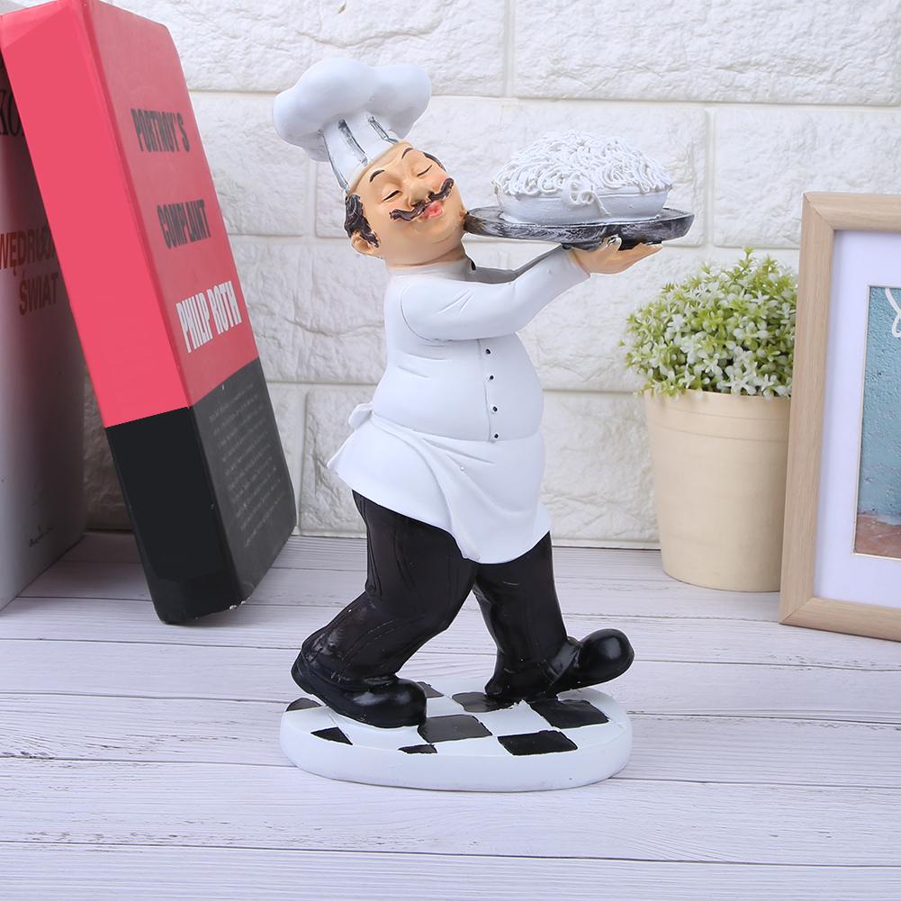 Pastry Decor Gift Ornament Chef Resin Function Decoration for Stylish Restaurant Cafe