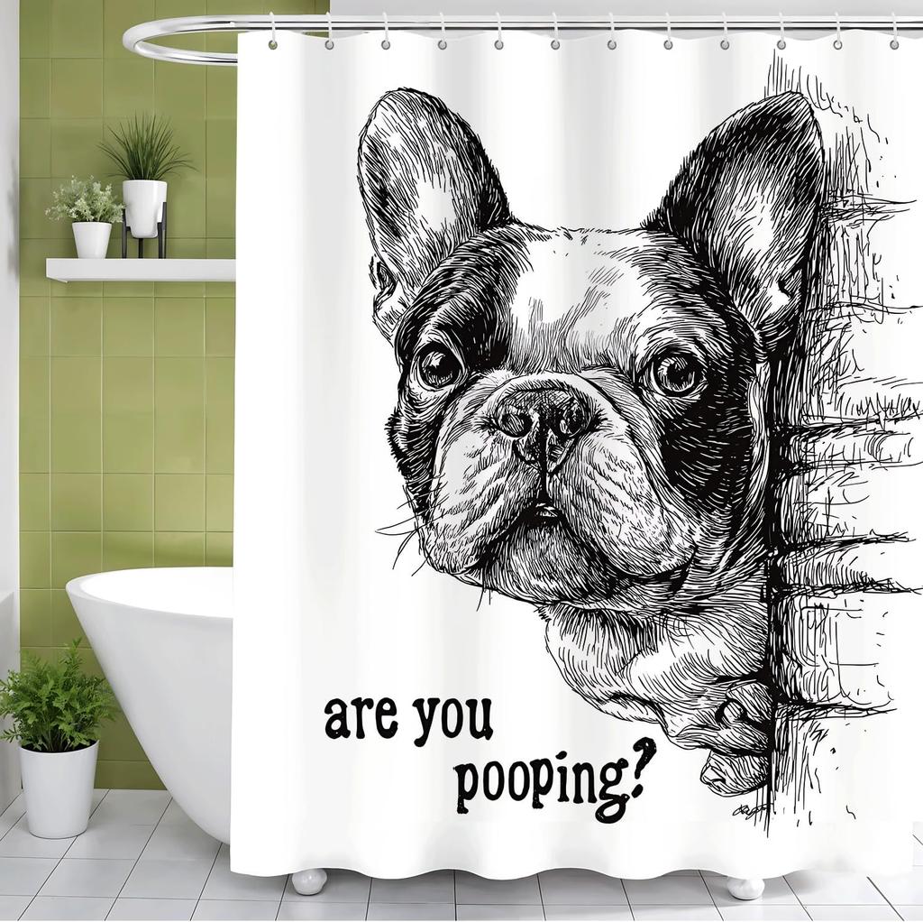 Flowers Butterflies Shower Curtain with Hooks Bathroom Curtain Decor Shower Curtain Waterproof Machine Washable