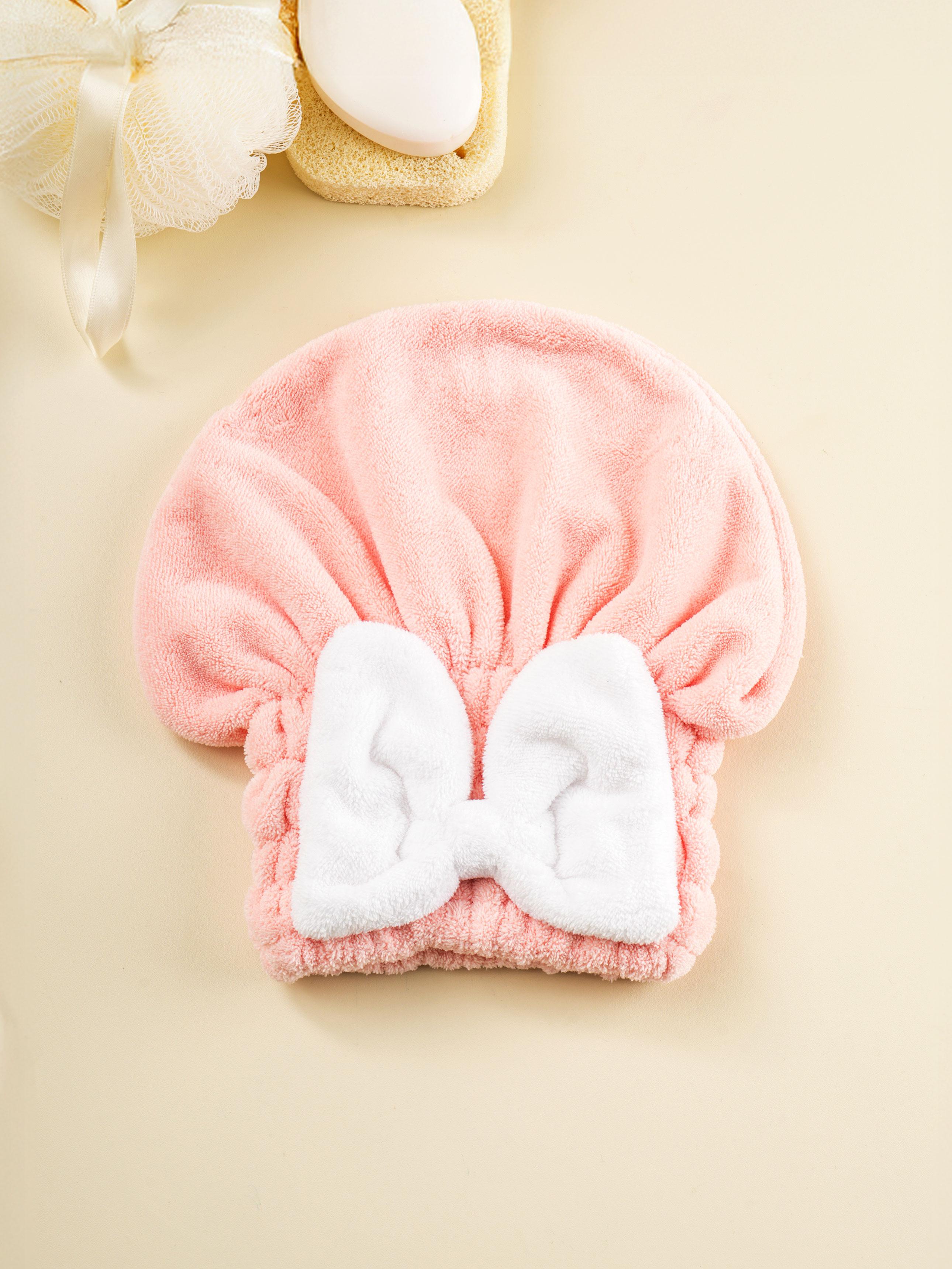 Ribbon Soft Absorbent Hair Towel 1ea