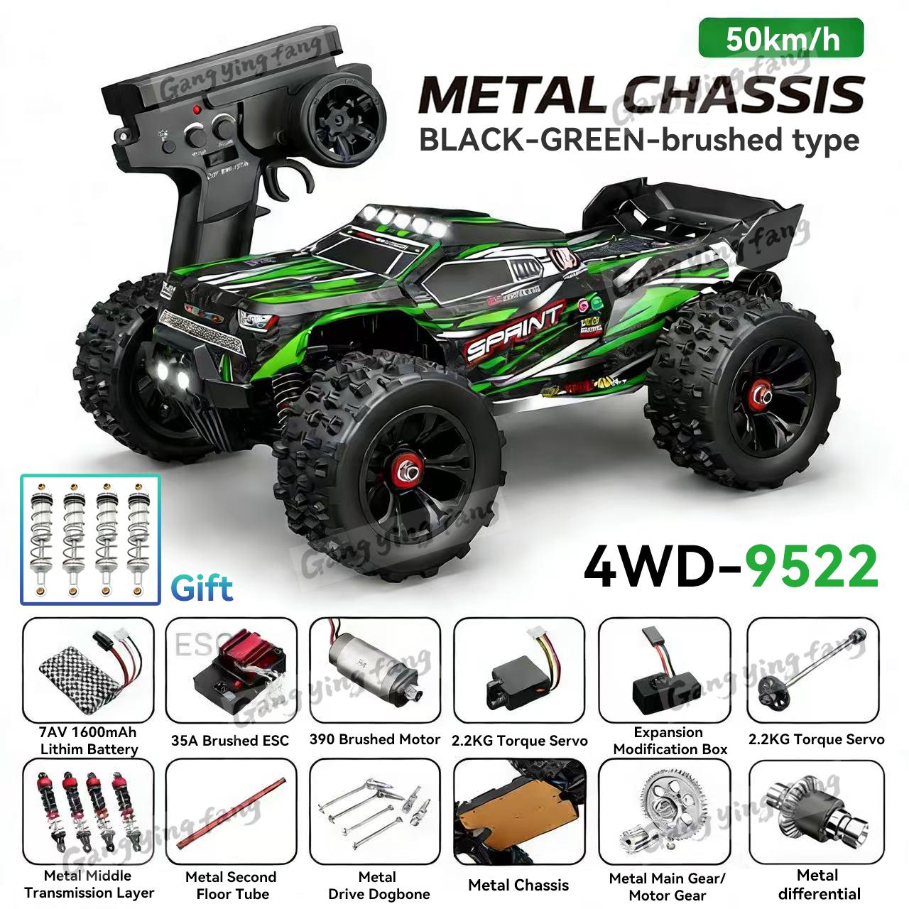 

RC Car Brushless 4WD 9522PRO 85KM/H High Speed Off-Road Drift Remote Control Car 1:16 Professional Racing Cars 9522 50KM/H