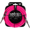Ernie Ball 6418 Flex Cable 6m Pink Instrument Cable