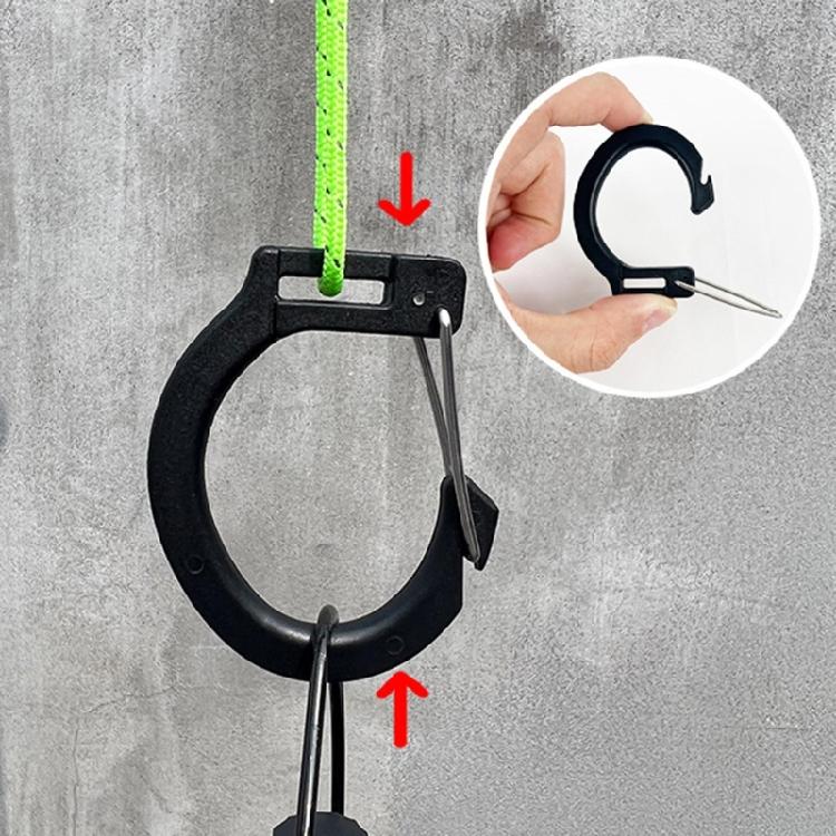 5Pcs Camping Carabiner Buckle Tent Accessory Multifunction Tent Hooks Equipment