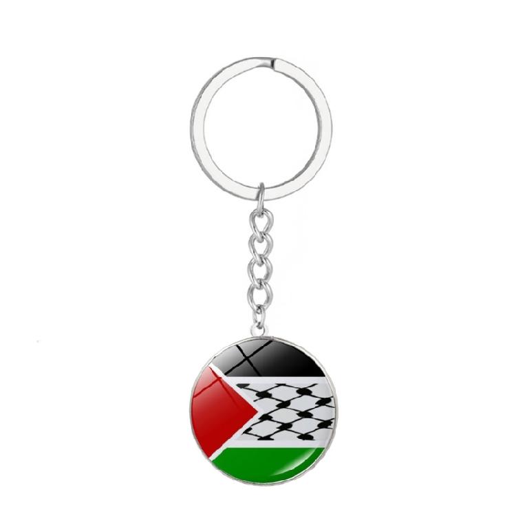 Durable PSE Flag Keychain Men Women Keyring Stylish Alloy Key Chains Ornament