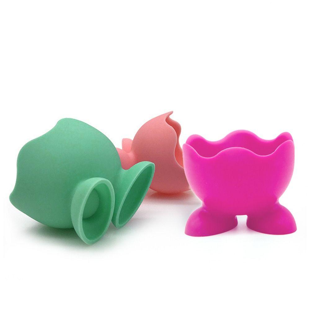 Storage Bracket Separator Egg Cup Holder Kitchen Supplies Eggs Container Makeup Sponge Rack