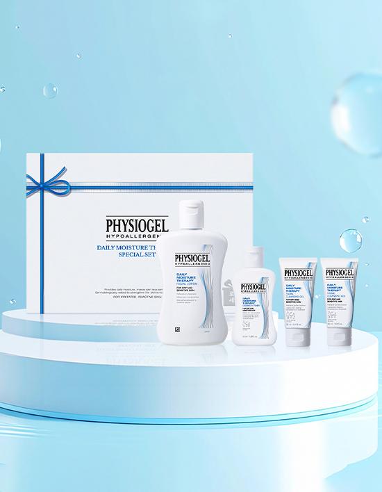 PhysioGel Dmt Lotion Gift Set  Lotion 200ml  Cream 30ml  Toner 50ml  Cleansing Gel 30ml   Shopping Bag Included