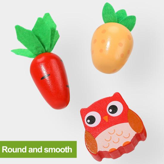 1 sada autíček ve tvaru farmy Sada dřevěných zvířátek Multifunkční párovací párovací bloky pro batolata