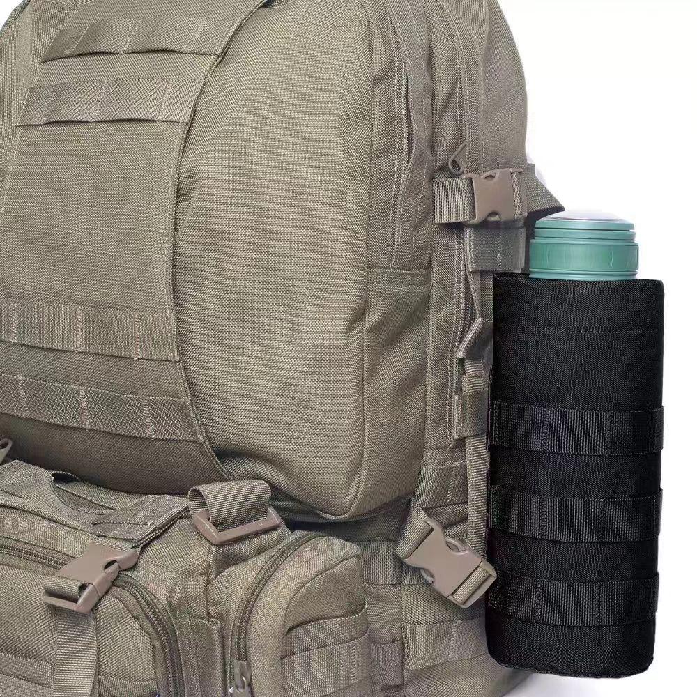 Tactical Outdoor Molle Water Bottle Pouch: Wear-Resistant, Insulated Sleeve & Handheld Waist Bag