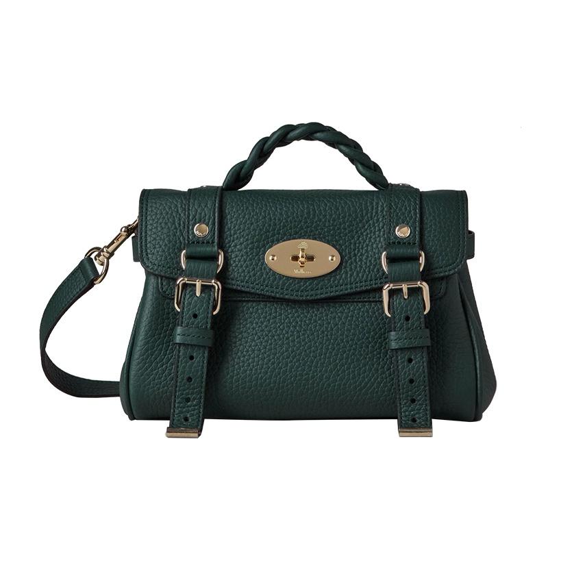 Mulberry Fashion Casual Leather Tote Bag Mini Women Handbags Green RL6595-736Q633
