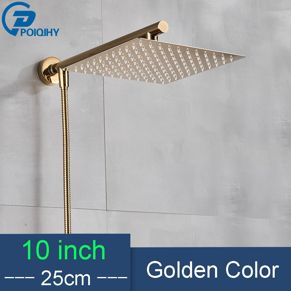 Czarna Słuchawka Prysznicowa Deszczownica Stal Nierdzewna Słuchawka Prysznicowa Łazienkowa Montowana na Ścianie Mosiężne Ramię Prysznicowe 150cm Wąż Prysznicowy Ultracienka Głowica