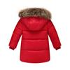 Nature Fur Winter Down Jacket for Boys Coats Girl Clothes Children's Clothing Thicken Outerwear Parka