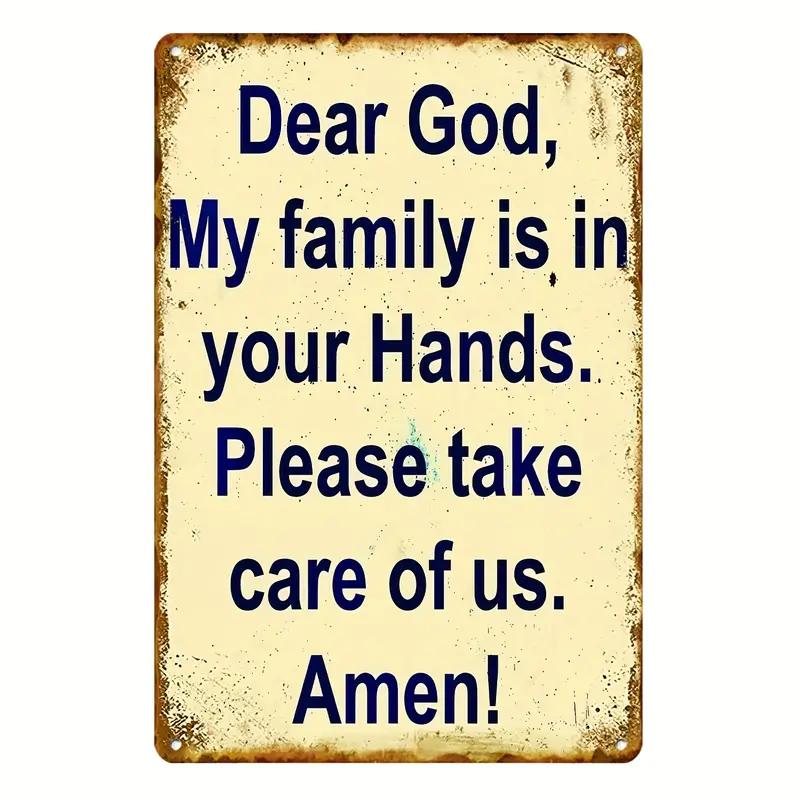 Inspirational Life Sentences Aluminium Sign,Vintage Restaurant Decoration, Cafe Bar Club Living Room  Home Wall Decor