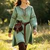 Mittelalterliche Gürteltasche aus Kunstleder Wikinger Hüfttasche Set Kostüm Cosplay Zubehör