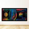Wall Art Gold Modern Popular Colorful Hundred Money Canvas Painting Quadro Street Abstract Poster Picture Home Decor