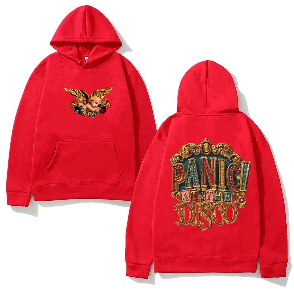 BAROQUE ANGEL PULLOVER HOODIE Panic! At The Disco 2025 New Harajuku Sweatshirt High Quality Clothing Sudaderas Hooded Hoody