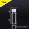 Transparent Plastic Bottle with Cap - Available in 30ml, 50ml, and 100ml Sizes