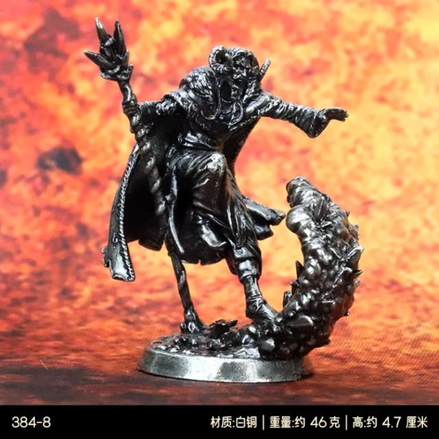 Fantasy RPG Metal Miniatures Holy Light Heroes Vs Shadow Undead Paintable Tabletop Game Figures War Chess Model Tabletop Game