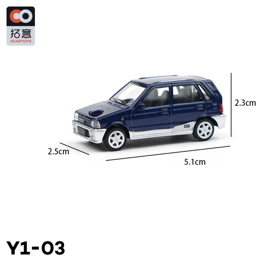 XCARTOYS 1/64 Miniature Model Alloy Car Model Toy Suzuki Alto Happy Prince Blue Real Appearance Decoration Collection Toy