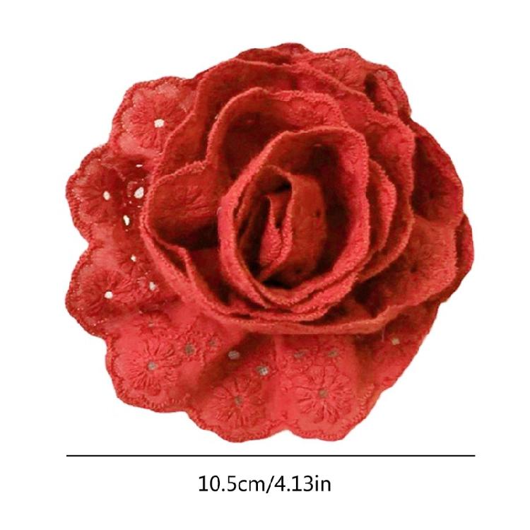 Spring Hair Barrettes Lace Flower Claw Clip Hair Clip Lady Hair Shaping Tool