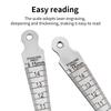 1PC Taper Gauge Feeler 1-15mm Stainless Steel Gap Hole Measuring Tool Double Side Wedge Aperture Scale