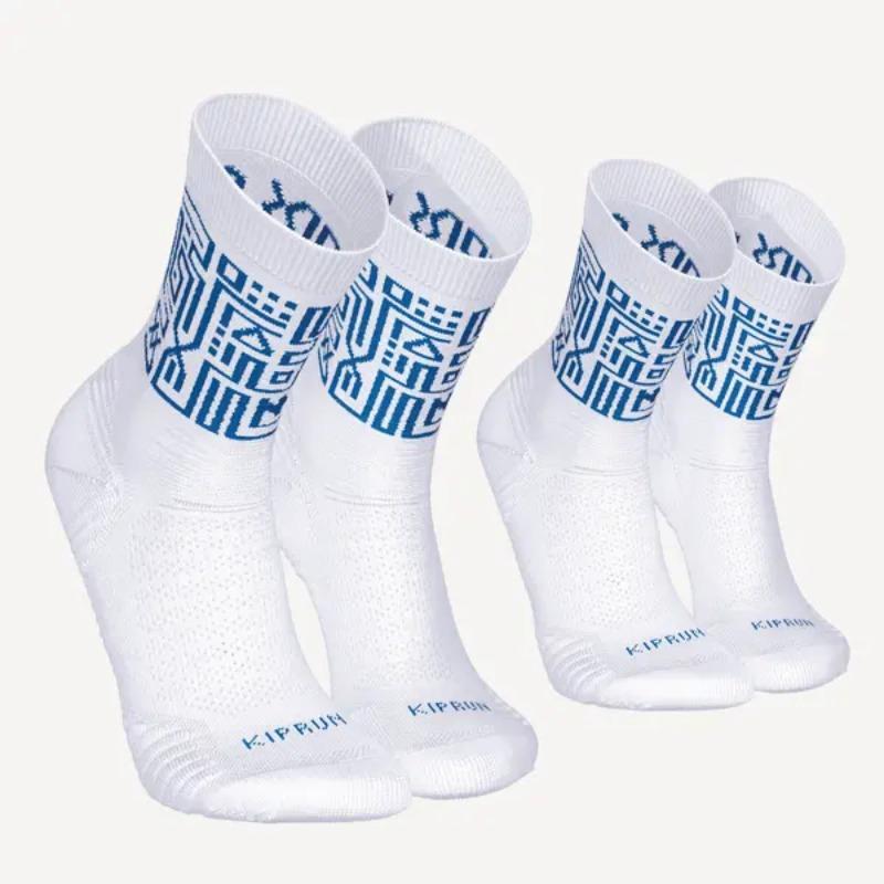 Decathlon Thick Running Comfort Socks Unisex White