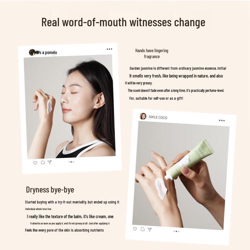 Ban Mu Hua Tian Weightless Rose Scented Hand Cream
