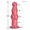 Realistic Dog Dildo - Extra Large Silicone Animal Penis Sex Toy for Adults - Lifelike Texture - Safe & Body-Friendly