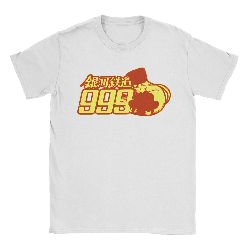 Creative GALAXY EXPRESS 999 TShirt Men Crew Neck Pure Cotton T Shirt  Short Sleeve Tee Shirt New Arrival Clothes