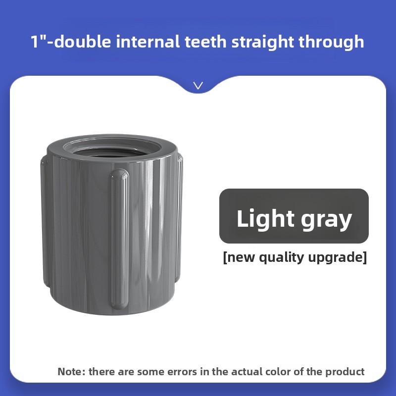 PVC 1/2 3/4 1 Inch Female Thread Connector 20/25/32mm Straight Elbow Tee 3-Way Adapter For Garden Irrigation Aquarium Pipe