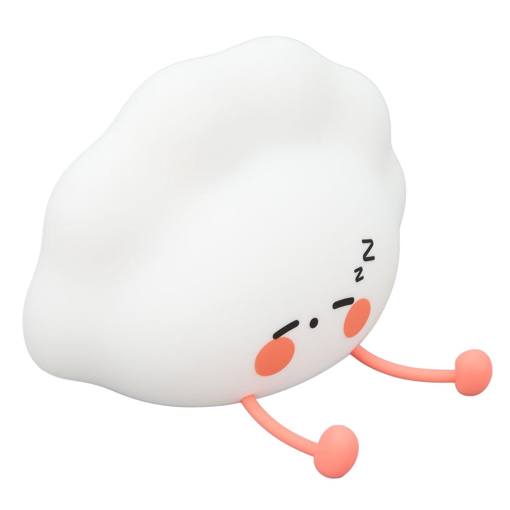 Night Light 3 Level Brightness USB Rechargeable White Warm Cute Soft Night Lamp for Bedroom Desktop Decoration