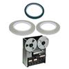 Leader Tape for Reel To Reel Tapes 1/4" 1PC Green 2PCS Transparency DIY Speaker Accessories Set