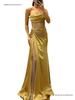 2026 European Color Satin Bustier Dress - Spring/Autumn Casual Fashion Patchwork