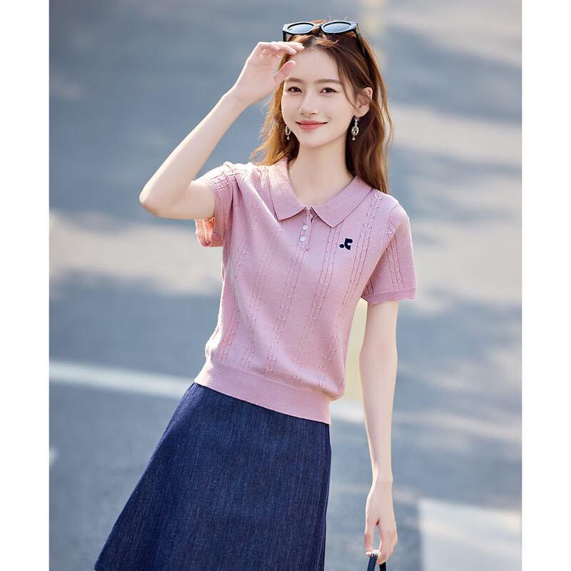 

Женский летний трикотажный топ-поло S