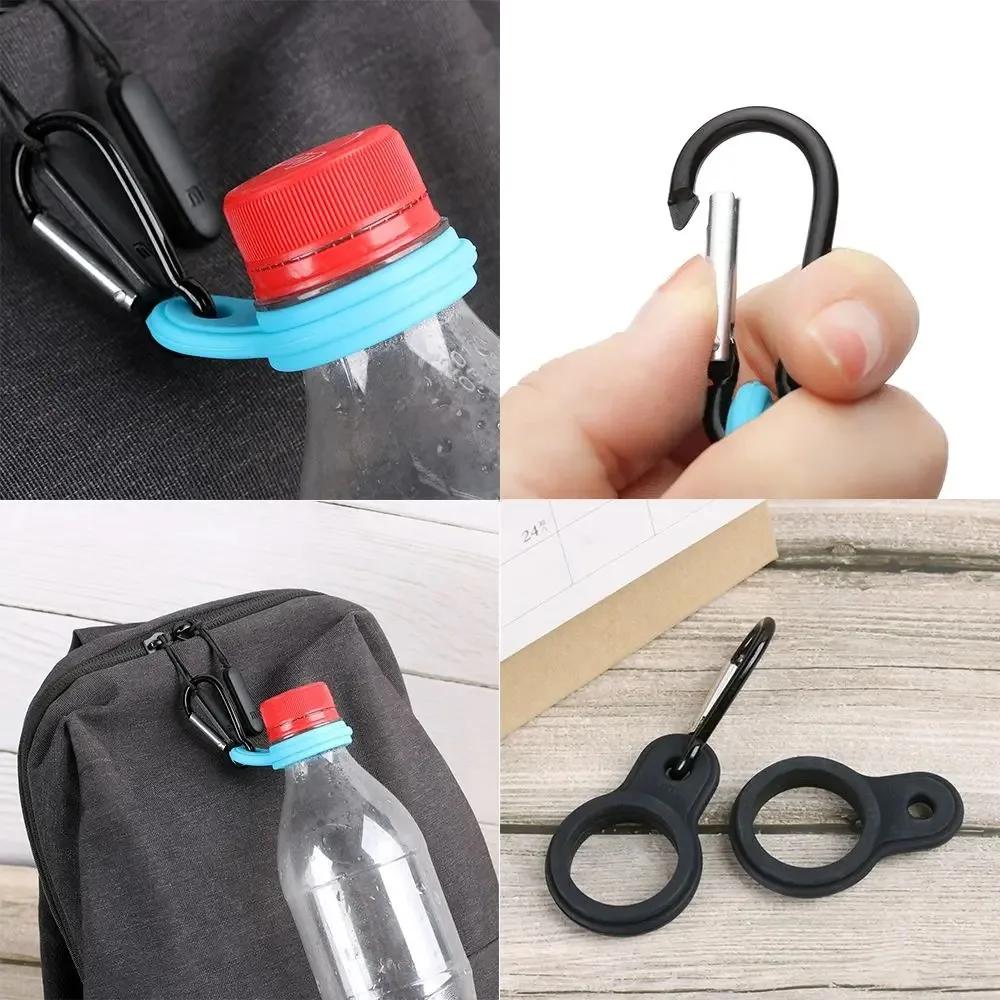 1PC New Silicone Water Bottle Buckle Outdoor Free Hands Water Cup Portable Buckle for Backpack Hiking Travel Hiking Accessories