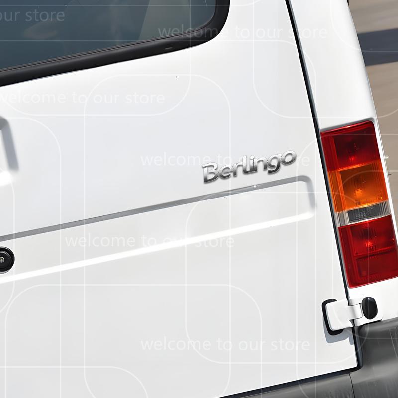 3D Pro Citroen Berlingo Camper Karavan Dodávka Auto Samolepka Zinková Slitina Znak Doplňky Karoserie Styling Kovový Zadní Kufr Znak Obtisk