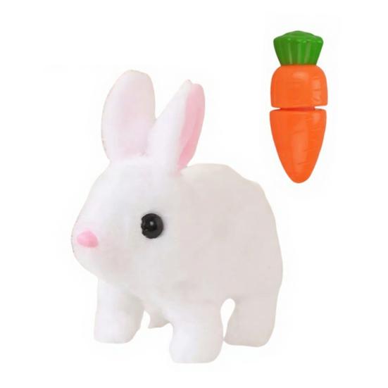 1/3Pcs Electric Plush Bunny Toy with Carrot Interactive Shaking Ears Jumping Rabbit Plushie