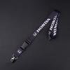 Car Emblem Lanyard Nylon Neck Halter Work Card Hanging Rope Keychain For Honda CRV Civic Accord Odyssey HRV Stepwgn Insight City RG0