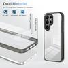 For Samsung Galaxy S22 Ultra 5G Clear Phone Case TPU PC Anti-slip Drop-proof Back Cover