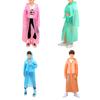 1 pièce Veste pour enfants Manteaux Imperméable à capuche Poncho Imperméable Couleur unie Housse de pluie Imperméable PEVA