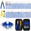 1 Set Stainless Steel Car Terminal Disassembly Kit Tool Wire Pin Removal Set Automobile Stylus Connector Puller Repair Tooling