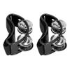 2PCS Foot Tambourine Percussion Musical Instrument Percussion Pedal for Concert Party Black