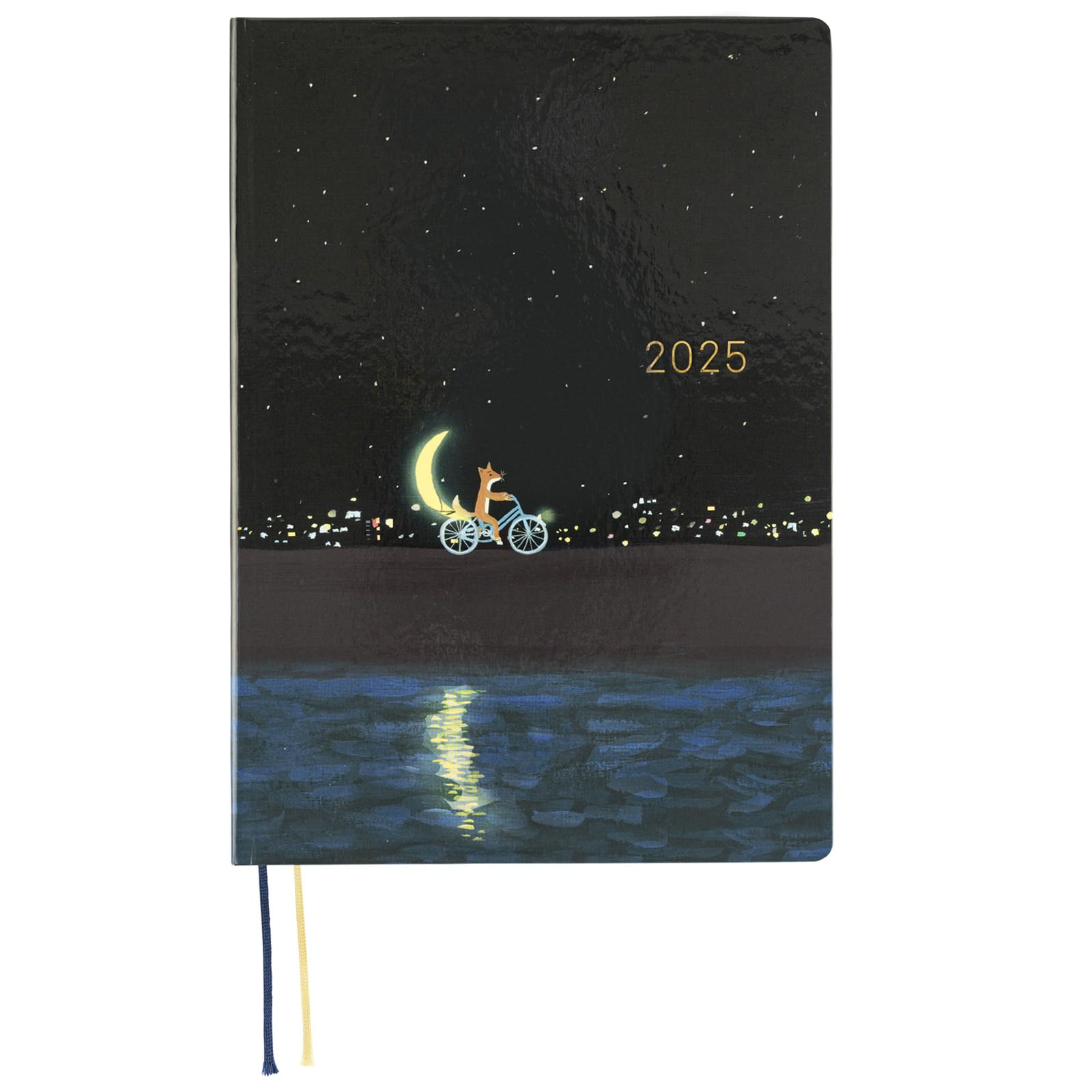 

Hobonichi Techo 2025 HON Hiroko Moon Delivery page per Kubota/Crescent [A5/1 day/January/Monday start]