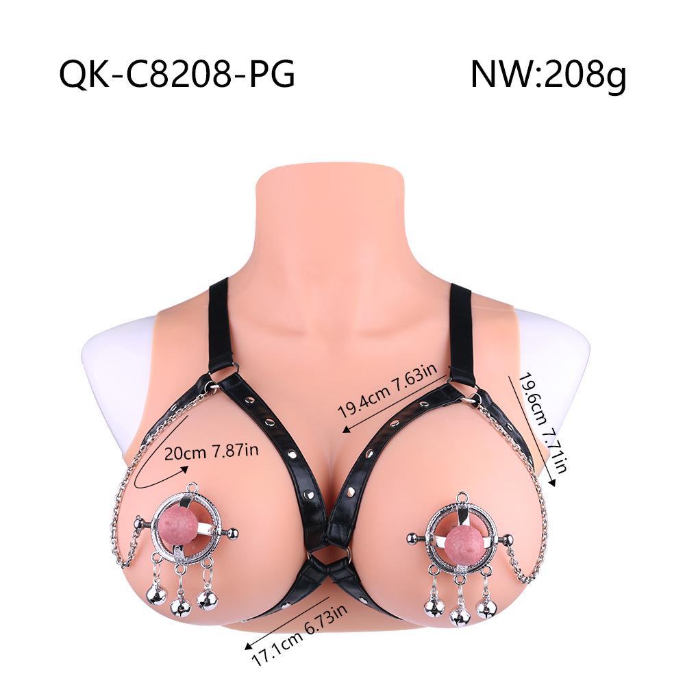 Metal Restraint Nipple Clamps - Erotic Adult Flirting Toy